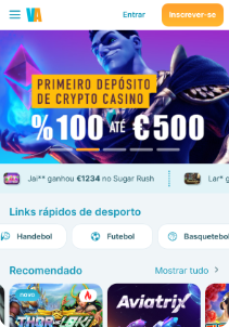 VemApostar Casino mobile screen welcome bonus